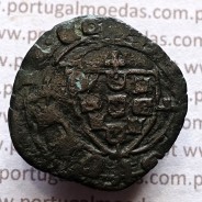 Ceitil Cobre de D. Afonso V (1438 -1481), Ceitil (1/6 Real Branco) Tipologia do catálogo F. Magro 2º Grupo - A5.2.1.5