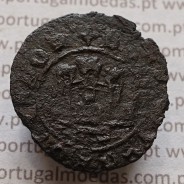 Ceitil Cobre de D. Afonso V (1438 -1481), Ceitil (1/6 Real Branco) Tipologia do catálogo F. Magro 1º Grupo - A5.1.3.3