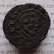 Ceitil Cobre de D. Afonso V (1438 -1481), Ceitil (1/6 Real Branco) Tipologia do catálogo F. Magro 1º Grupo - A5.1.3.3