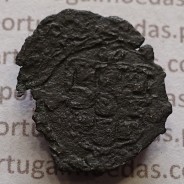 Ceitil Cobre de D. Afonso V (1438 -1481), Ceitil (1/6 Real Branco) Tipologia do catálogo F. Magro 9º Grupo - Não catalogada
