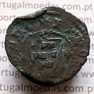 Ceitil Cobre de D. Afonso V (1438 -1481), Ceitil (1/6 Real Branco) Tipologia do catálogo F. Magro 9º Grupo - A5.9.12.7