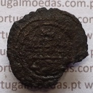 Ceitil Cobre de D. Afonso V (1438 -1481), Ceitil (1/6 Real Branco) Tipologia do catálogo F. Magro 9º Grupo - A5.9.12.39 variante
