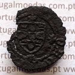 Ceitil Cobre de D. Afonso V (1438 -1481), Ceitil (1/6 Real Branco) Tipologia do catálogo F. Magro 9º Grupo - A5.9.12.39 variante
