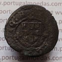 Ceitil Cobre de D. Afonso V (1438 -1481), Ceitil (1/6 Real Branco) Tipologia do catálogo F. Magro 9º Grupo - A5.9.12.37