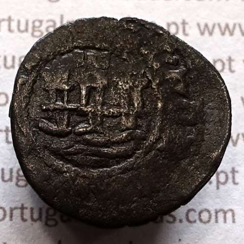 Ceitil Cobre de D. Afonso V (1438 -1481), Ceitil (1/6 Real Branco) Tipologia do catálogo F. Magro 9º Grupo - A5.9.12.37