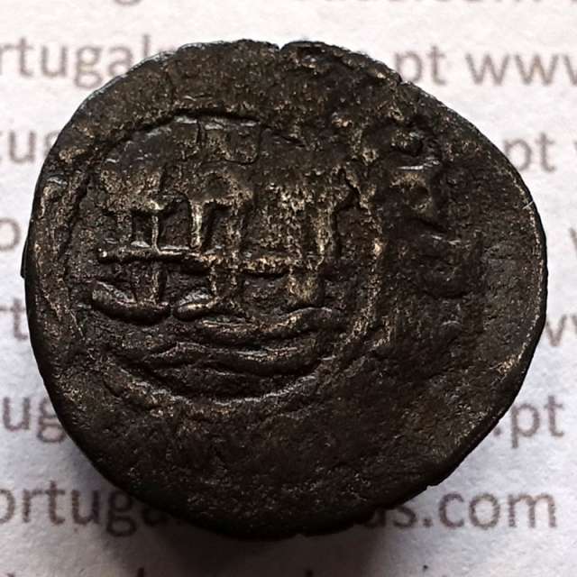 Ceitil Cobre de D. Afonso V (1438 -1481), Ceitil (1/6 Real Branco) Tipologia do catálogo F. Magro 9º Grupo - A5.9.12.37