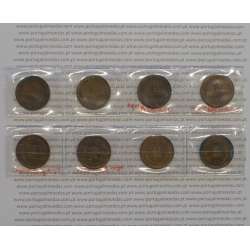 LOTE DE 4 MOEDAS DIFERENTES DE UM CENTAVO (1 CENTAVO) BRONZE 1917, 1918, 1920 PF, 1920 PA
