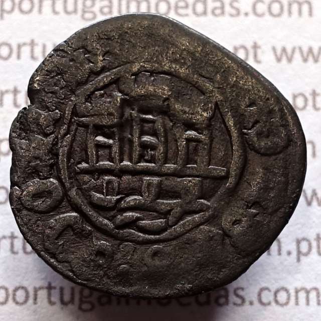 Ceitil Cobre de D. Afonso V (1438 -1481), Ceitil (1/6 Real Branco) Tipologia do catálogo F. Magro 9º Grupo - A5.9.12.35