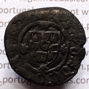 Ceitil Cobre de D. Afonso V (1438 -1481), Ceitil (1/6 Real Branco) Tipologia do catálogo F. Magro 9º Grupo - A5.9.12.35