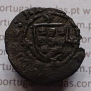 Ceitil Cobre de D. Afonso V (1438 -1481), Ceitil (1/6 Real Branco) Tipologia do catálogo F. Magro 9º Grupo - A5.9.2.8