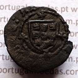 Ceitil Cobre de D. Afonso V (1438 -1481), Ceitil (1/6 Real Branco) Tipologia do catálogo F. Magro 9º Grupo - A5.9.2.8