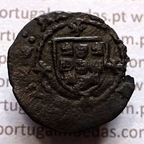 Ceitil Cobre de D. Afonso V (1438 -1481), Ceitil (1/6 Real Branco) Tipologia do catálogo F. Magro 9º Grupo - A5.9.2.8