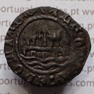 Ceitil Cobre de D. Afonso V (1438 -1481), Ceitil (1/6 Real Branco) Tipologia do catálogo F. Magro 9º Grupo - A5.9.12.17
