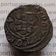 Ceitil Cobre de D. Afonso V (1438 -1481), Ceitil (1/6 Real Branco) Tipologia do catálogo F. Magro 9º Grupo - A5.9.12.17