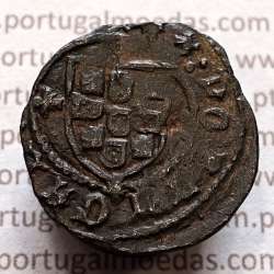 Ceitil Cobre de D. Afonso V (1438 -1481), Ceitil (1/6 Real Branco) Tipologia do catálogo F. Magro 9º Grupo - A5.9.12.17