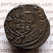 Ceitil Cobre de D. Afonso V (1438 -1481), Ceitil (1/6 Real Branco) Tipologia do catálogo F. Magro 9º Grupo - A5.9.12.17