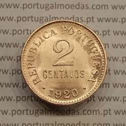 MOEDA DE DOIS CENTAVOS (2 CENTAVOS) BRONZE 1920 SOBERBA