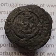 Ceitil Cobre de D. Afonso V (1438 -1481), Ceitil (1/6 Real Branco) Tipologia do catálogo F. Magro 9º Grupo - Não catalogada