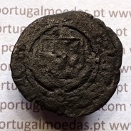 Ceitil Cobre de D. Afonso V (1438 -1481), Ceitil (1/6 Real Branco) Tipologia do catálogo F. Magro 9º Grupo - Não catalogada