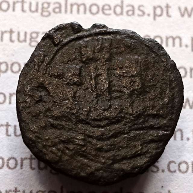 Ceitil Cobre de D. Afonso V (1438 -1481), Ceitil (1/6 Real Branco) Tipologia do catálogo F. Magro 8º Grupo - A5.8.4.6