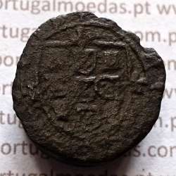 Ceitil Cobre de D. Afonso V (1438 -1481), Ceitil (1/6 Real Branco) Tipologia do catálogo F. Magro 8º Grupo - A5.8.4.6