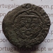 Ceitil Cobre de D. Afonso V (1438 -1481), Ceitil (1/6 Real Branco) Tipologia do catálogo F. Magro 9º Grupo - A5.9.12.26