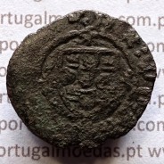 Ceitil Cobre de D. Afonso V (1438 -1481), Ceitil (1/6 Real Branco) Tipologia do catálogo F. Magro 9º Grupo - A5.9.12.26