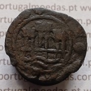 Ceitil Cobre de D. Afonso V (1438 -1481), Ceitil (1/6 Real Branco) Tipologia do catálogo F. Magro 9º Grupo - A5.9.12.2