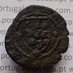 Ceitil Cobre de D. Afonso V (1438 -1481), Ceitil (1/6 Real Branco) Tipologia do catálogo F. Magro 9º Grupo - A5.9.12.2