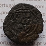 Ceitil Cobre de D. Afonso V (1438 -1481), Ceitil (1/6 Real Branco) Tipologia do catálogo F. Magro 9º Grupo - A5.9.12.2