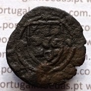 Ceitil Cobre de D. Afonso V (1438 -1481), Ceitil (1/6 Real Branco) Tipologia do catálogo F. Magro 9º Grupo - A5.9.12.2
