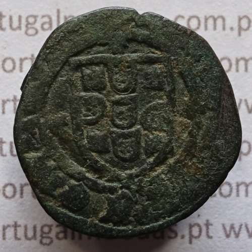 Ceitil Cobre de D. Afonso V (1438 -1481), Ceitil (1/6 Real Branco) Tipologia do catálogo F. Magro 9º Grupo - Não catalogada