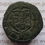 Ceitil Cobre de D. Afonso V (1438 -1481), Ceitil (1/6 Real Branco) Tipologia do catálogo F. Magro 9º Grupo - Não catalogada