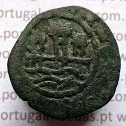 Ceitil Cobre de D. Afonso V (1438 -1481), Ceitil (1/6 Real Branco) Tipologia do catálogo F. Magro 9º Grupo - Não catalogada