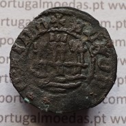 Ceitil Cobre de D. Afonso V (1438 -1481), Ceitil (1/6 Real Branco) Tipologia do catálogo F. Magro 9º Grupo - Não catalogada