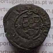 Ceitil Cobre de D. Afonso V (1438 -1481), Ceitil (1/6 Real Branco) Tipologia do catálogo F. Magro 9º Grupo - Não catalogada