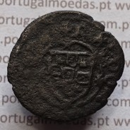 Ceitil Cobre de D. Afonso V (1438 -1481), Ceitil (1/6 Real Branco) Tipologia do catálogo F. Magro 9º Grupo - A5.9.12.35 variante