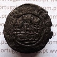 Ceitil Cobre de D. Afonso V (1438 -1481), Ceitil (1/6 Real Branco) Tipologia do catálogo F. Magro 9º Grupo - A5.9.12.34