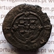 Ceitil Cobre de D. Afonso V (1438 -1481), Ceitil (1/6 Real Branco) Tipologia do catálogo F. Magro 9º Grupo - A5.9.12.34
