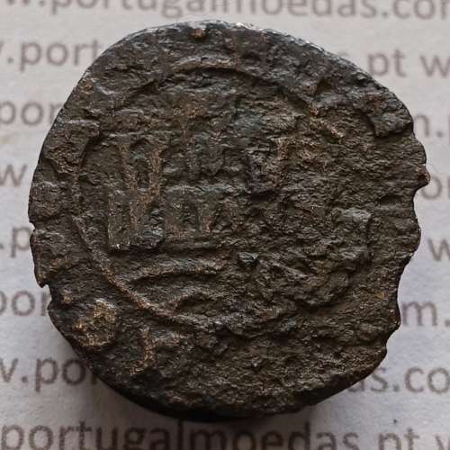 Ceitil Cobre de D. Afonso V (1438 -1481), Ceitil (1/6 Real Branco) Tipologia do catálogo F. Magro 2º Grupo - A5.2.1.5