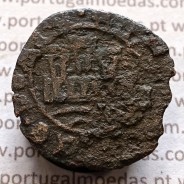 Ceitil Cobre de D. Afonso V (1438 -1481), Ceitil (1/6 Real Branco) Tipologia do catálogo F. Magro 2º Grupo - A5.2.1.5