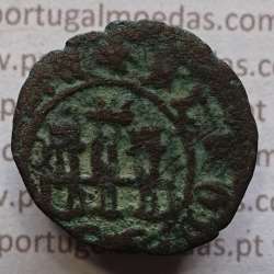 Ceitil Cobre de D. Afonso V (1438 -1481), Ceitil (1/6 Real Branco) Tipologia do catálogo F. Magro 9º Grupo - A5.9.2.1