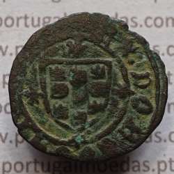 Ceitil Cobre de D. Afonso V (1438 -1481), Ceitil (1/6 Real Branco) Tipologia do catálogo F. Magro 9º Grupo - A5.9.2.1