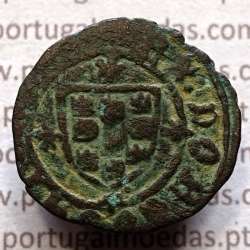 Ceitil Cobre de D. Afonso V (1438 -1481), Ceitil (1/6 Real Branco) Tipologia do catálogo F. Magro 9º Grupo - A5.9.2.1