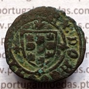 Ceitil Cobre de D. Afonso V (1438 -1481), Ceitil (1/6 Real Branco) Tipologia do catálogo F. Magro 9º Grupo - A5.9.2.1
