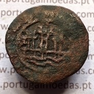 Ceitil Cobre de D. Afonso V (1438 -1481), Ceitil (1/6 Real Branco) Tipologia do catálogo F. Magro 9º Grupo - A5.9.2.1