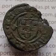 Ceitil Cobre de D. Afonso V (1438 -1481), Ceitil (1/6 Real Branco) Tipologia do catálogo F. Magro 9º Grupo - A5.9.2.15