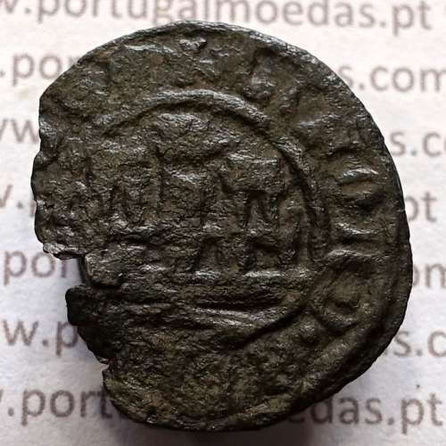Ceitil Cobre de D. Afonso V (1438 -1481), Ceitil (1/6 Real Branco) Tipologia do catálogo F. Magro 9º Grupo - A5.9.2.15