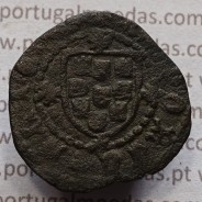 Ceitil Cobre de D. Afonso V (1438 -1481), Ceitil (1/6 Real Branco) Tipologia do catálogo F. Magro 9º Grupo - Não catalogada