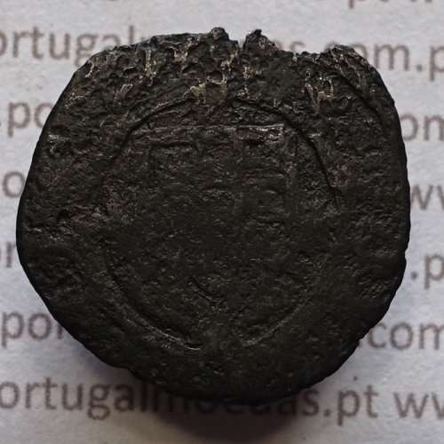 Ceitil Cobre de D. Afonso V (1438 -1481), Ceitil (1/6 Real Branco) Tipologia do catálogo F. Magro 9º Grupo - A5.9.12.25